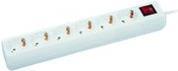 Actual product image MicroConnect Verlängerungsschnur (6 x, CEE 7/3, 3 m)