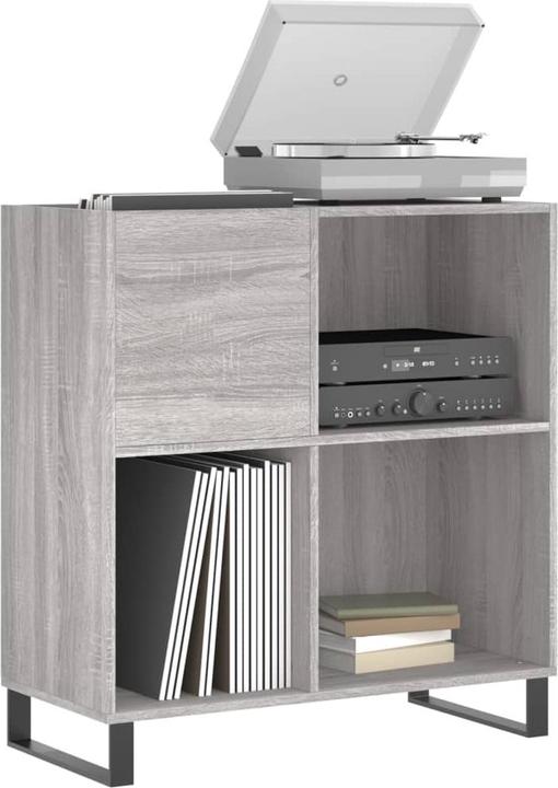Produktbild VidaXL Plattenschrank Grau Sonoma 84,5x38x89 cm Holzwerkstoff