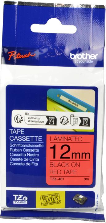 Immagine prodotto Brother Tze-431 (1.20 cm, Rosso)