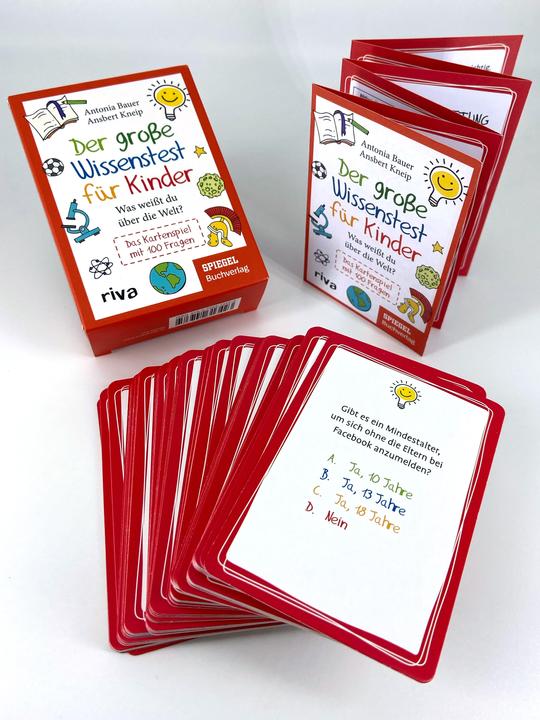 Actual product image Der grosse Wissenstest für Kinder – Was weisst du über die Welt? (German, Antonia Bauer, Ansbert Kneip, 2020)