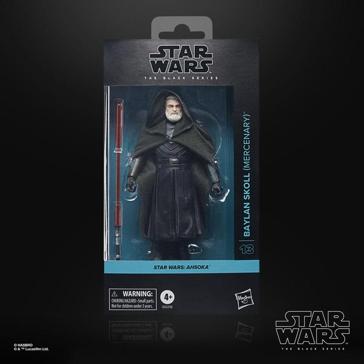 Actual product image Hasbro Star Wars: Ahsoka Black Series action figure Baylan Skoll (Mercenary) 15 cm