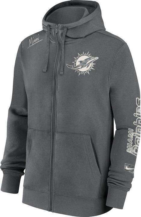 Produktbild Nike Miami Dolphins Full-Zip Fleece Hoodie L (L)