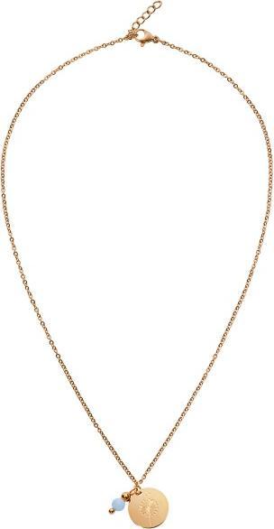 Immagine prodotto HCA Collana - "Esprimi un desiderio" - placcato oro rosa - Angelite (Acciaio inossidabile, Placcato oro rosa)