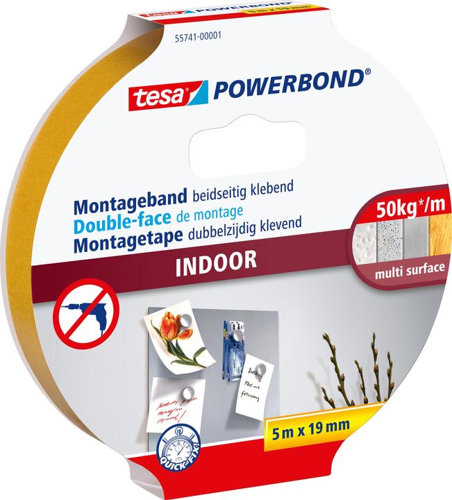Produktbild tesa Powerbond INDOOR doppelseitiges Montageband (19 mm)