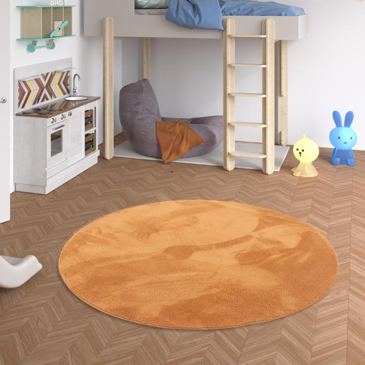 Produktbild Pergamon Kinder Super Soft Fellteppich Pearl Kids Rund (200 x 200 cm)