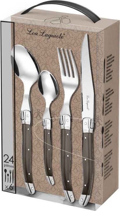 Actual product image Lou laguiole Helladius (24 Piece, Cutlery set)