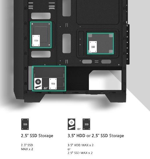 Immagine prodotto Zalman S2 TG (ATX, mATX, Mini-ITX)
