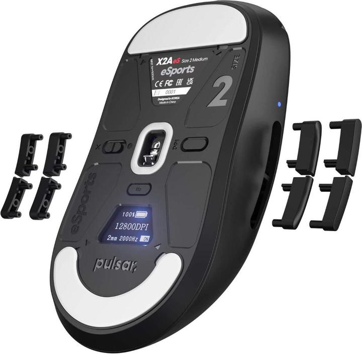 Actual product image Pulsar Gaming Gears X2A eS - Medium Size 2 (Wireless, Cable)