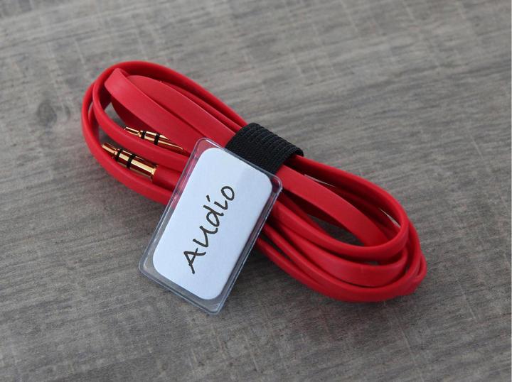 Produktbild Label-the-cable kleine Klettbinder mit Etikette (Klettkabelbinder, 90 mm, 10 Stk.)