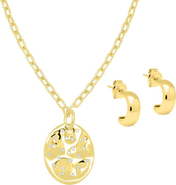 Produktbild Candy Halskette Lucky Charm, 925 Sterling Silber, vergoldet (18k vergoldet, 925er Sterlingsilber, 925 Sterling Silber, 42 - 45 cm)