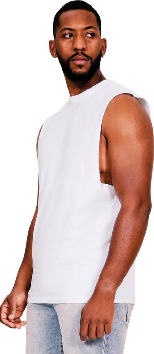 Actual product image Universal Textiles Mens Ringspun Cotton Drop Arm Holes Tank Top (M)