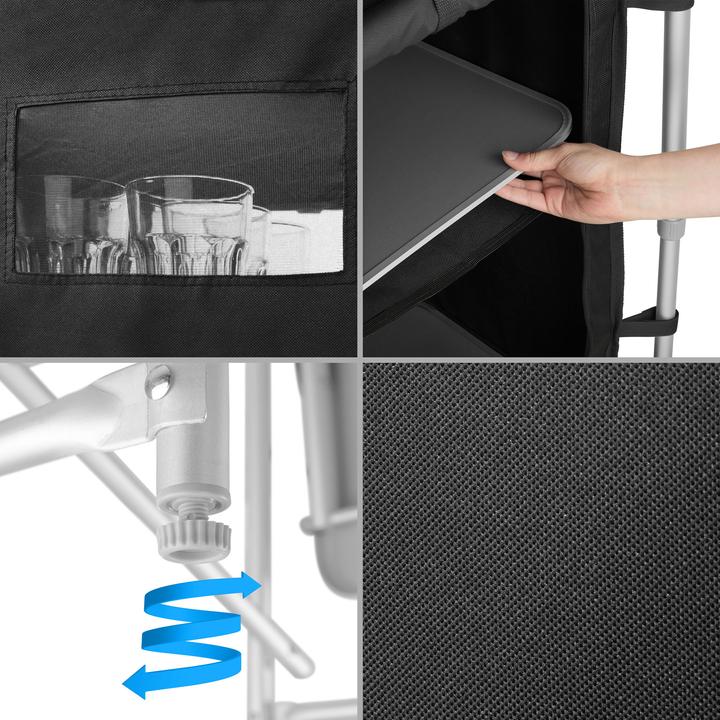 Image du produit tectake Cuisine de camping 172x52x104cm