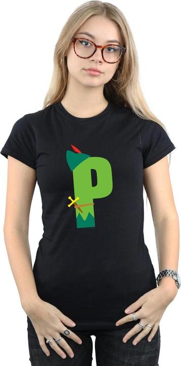 Immagine prodotto Disney Alphabet P Is For Peter Pan Maglietta Donna (S)