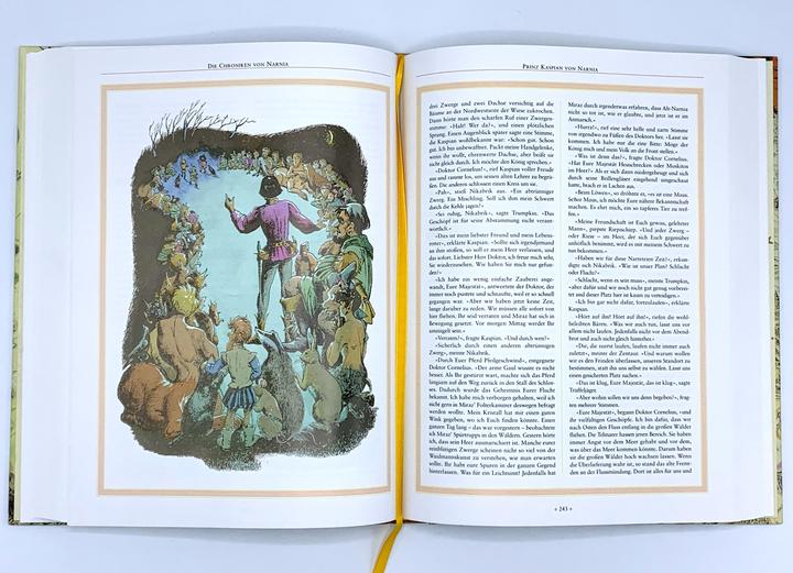 Actual product image Die Chroniken von Narnia - Illustrierte Gesamtausgabe (German, Ulla Neckenauer, Pauline Baynes, Clive Staples Lewis, 2019)