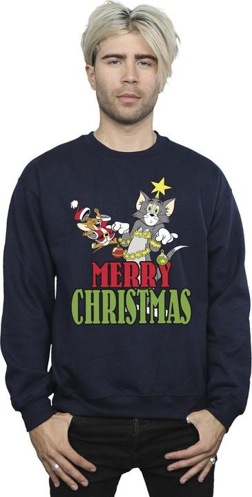 Immagine prodotto Tom & Jerry Merry Christmas Baubles Felpa Uomo (M)