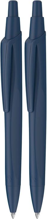 Actual product image Schneider Biros Reco retractable mechanism M blue PU=2 pieces blister (Blue, 2 x)