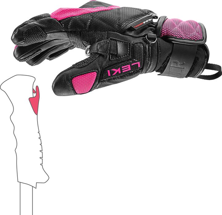 Actual product image Leki WCR Venom 3D Junior Black/Pink (7)