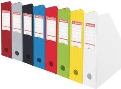 Produktbild Leitz Esselte Standard-Magazinmappe, DIN A4, Karton, blau (B)100 mm, mit PVC-Folie verschweisst, faltbar (A4)
