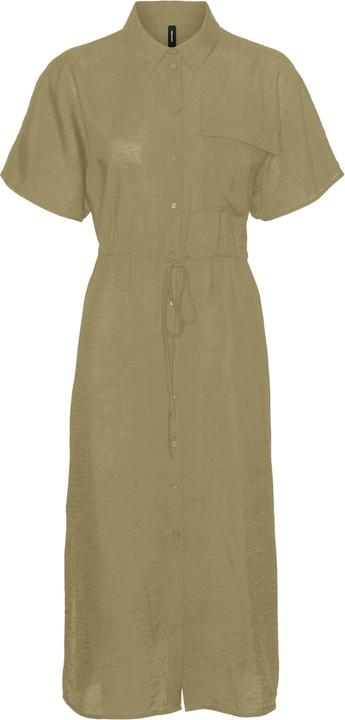 Vero Moda Vmiris S/S Shirt Calf Dress Wvn Noos Kleid