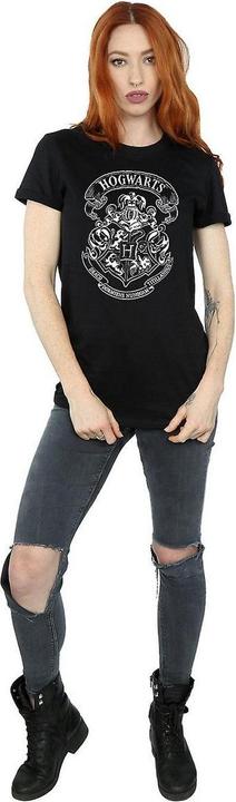 Immagine prodotto Maglietta boyfriend in cotone con stemma di Hogwarts (XXL)