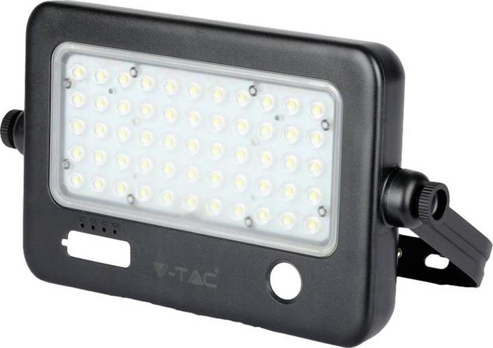 Image du produit V-TAC VT78810 Projecteur solaire à LED 10W Corps noir détachable 4000K (1100 lm, IP65)