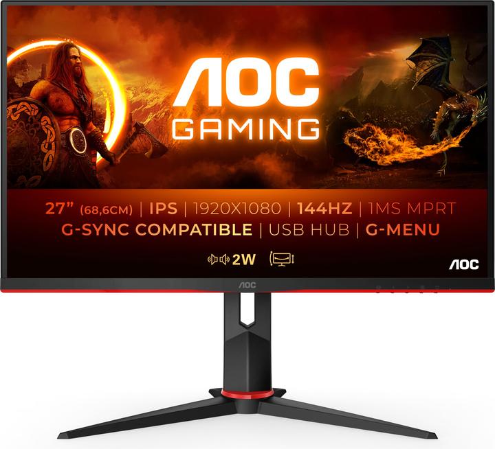 AOC 27G2U/BK (1920 x 1080 pixels, 27")