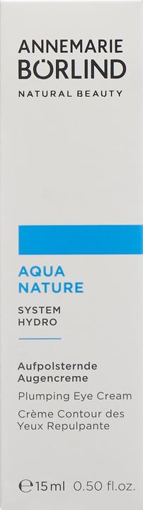 Produktbild Annemarie Börlind AQUANATURE Aufpolsternde Augencreme (Crème, 15 ml, Tag + Nacht)