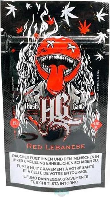 Actual product image Hash Gang Red Lebanese (4.20 g, Indoor)