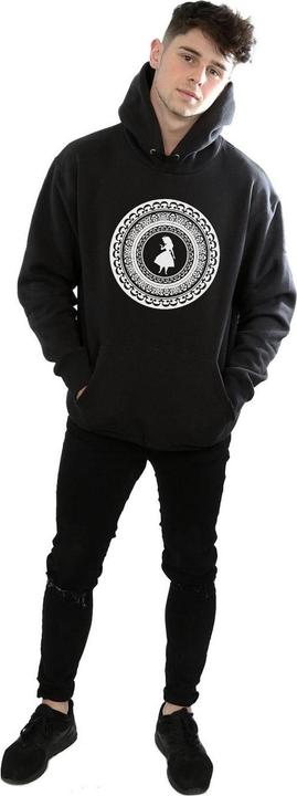 Actual product image Disney Mens Alice In Wonderland Circle Hoodie (XXL)