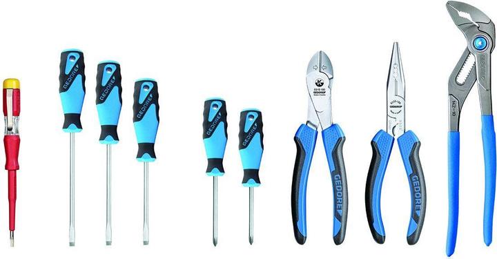 Actual product image Gedore S 1100 W-001 Pliers/screwdriver range for tool card (230 mm)