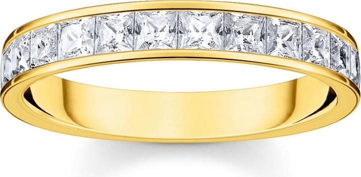Actual product image Thomas Sabo Ring White Stones Pavé Gold (56, 925 Silver)