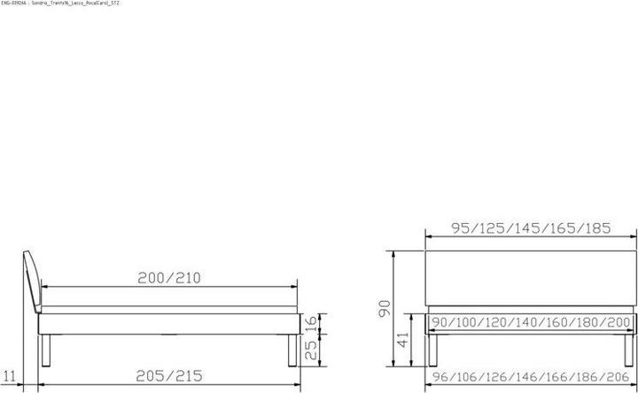 Produktbild Hasena Sondrio (100 x 200 cm)