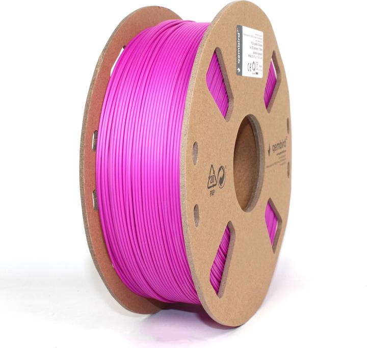Produktbild Gembird Filamentcassette PLA schmale Spule (PLA, 1.75 mm, 1000 g, Violett)