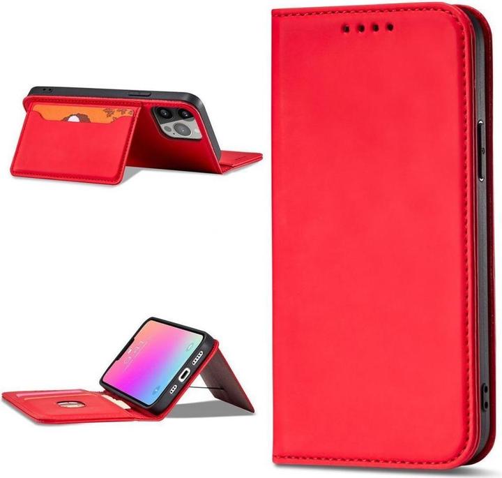Immagine prodotto Hurtel Custodia a calamita per Samsung Galaxy S23 Ultra flip cover wallet stand rosso (Samsung Galaxy S23 Ultra)