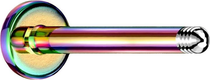 Produktbild Star Piercing Labret-Stab farbig (Chirurgenstahl 316L)