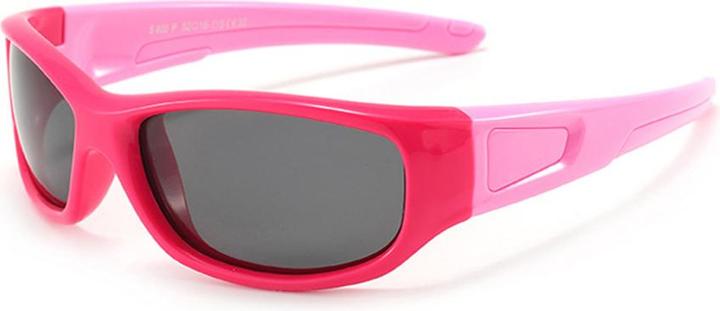 Actual product image Techsuit - Sunglasses Polarised (800-C30) - Sport Type, Flexible, for Kids - Rose Red / Pink