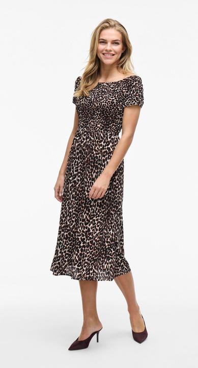 Produktbild Vila VIRITA Midi Gesmoktes Kleid (34)