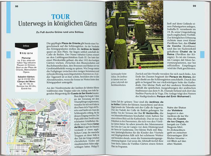 Produktbild Reise-Taschenbuch Reiseführer Madrid & Umgebung (Deutsch, Manuel García Blázquez, Maria Anna Hälker, 2024)