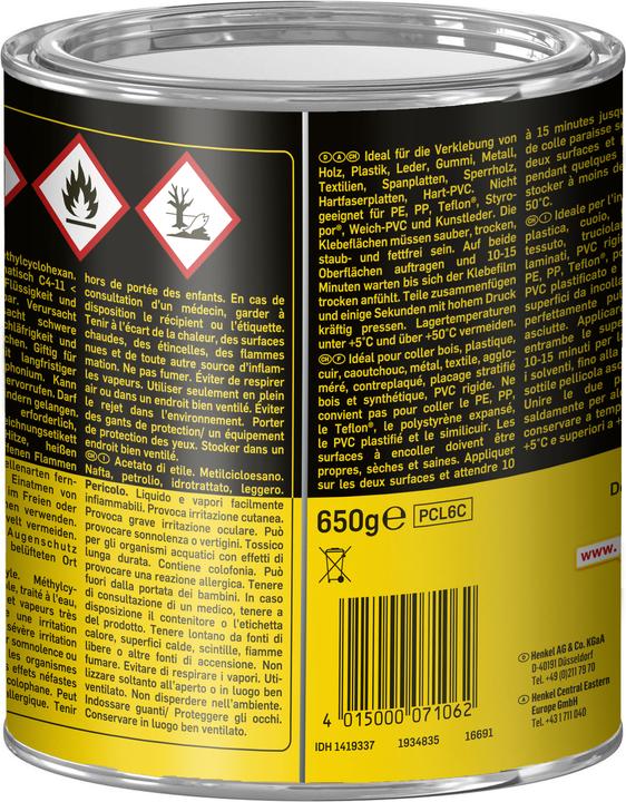 Actual product image Pattex Classic power adhesive (650 g, 1000 ml)