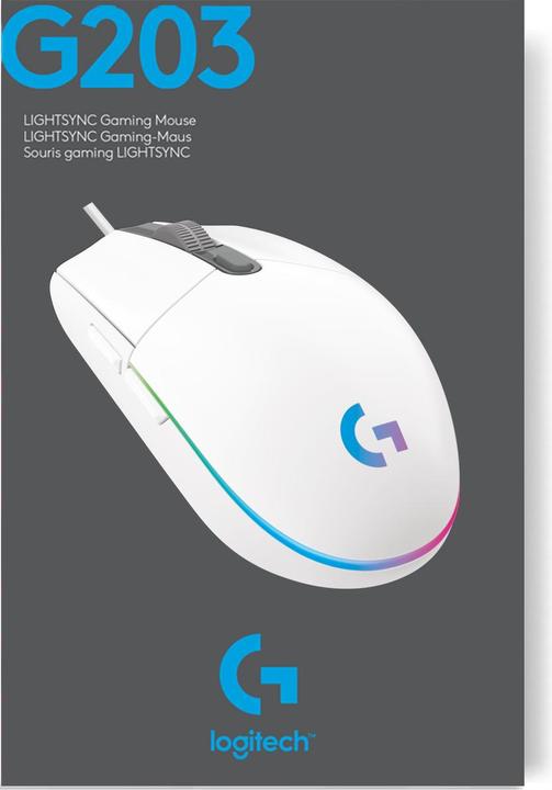 Actual product image Logitech G G203 Lightsync (Cable)