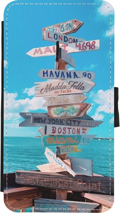Actual product image PhoneLook Cover Wallet black Cool Cities Directions (Apple iPhone XS, Apple iPhone X)