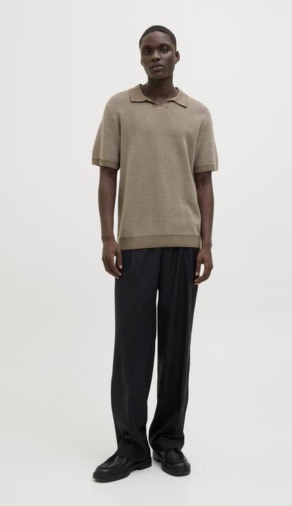 Produktbild Jack & Jones Jprcceaston Knit Split Neck Ss Sn (M)