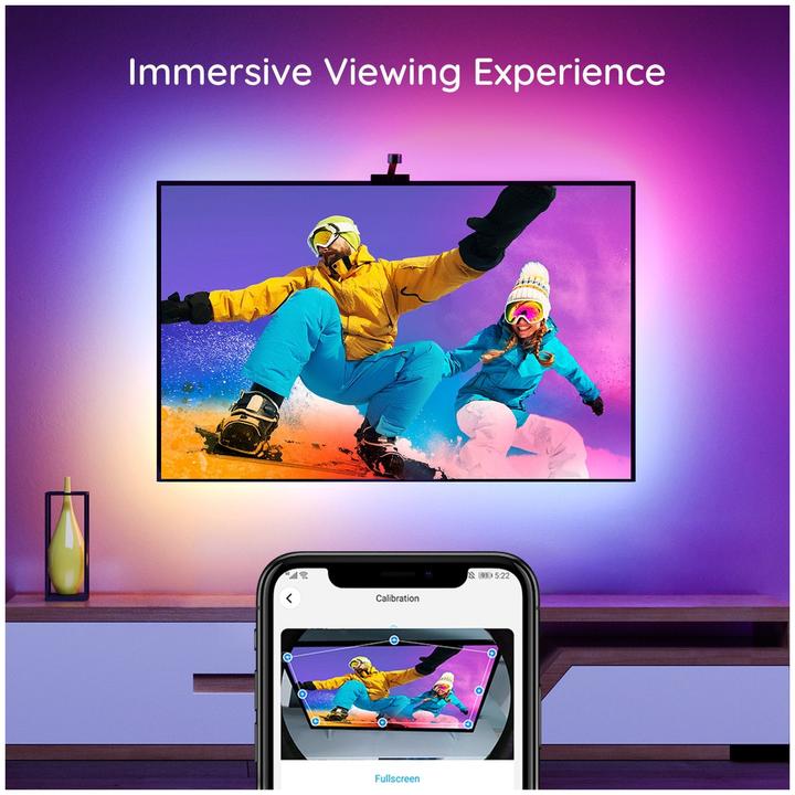 Image du produit Govee DreamView T1 TV-Light Strips, 55"-65" (RGB, 381 cm, Intérieur)
