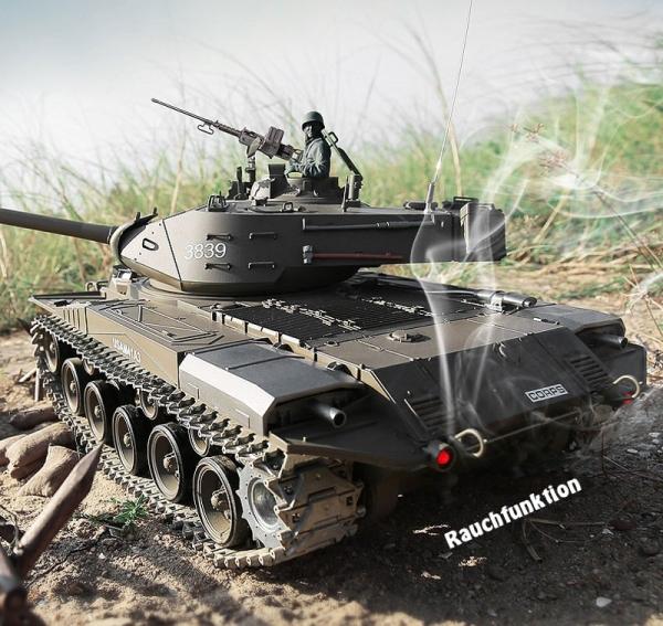 Produktbild Es-toys RC Panzer M41 A3 "WALKER BULLDOG" Heng Long 1:16 Mit R&S, Metallgetriebe Und Metallketten... (RTR Ready-to-Run)