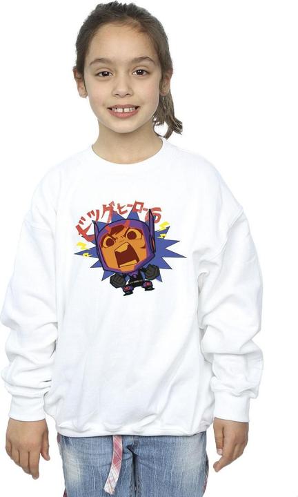 Immagine prodotto Disney Big Hero 6 Baymax Hiro Angry Manga Felpa Ragazze (152, 158)