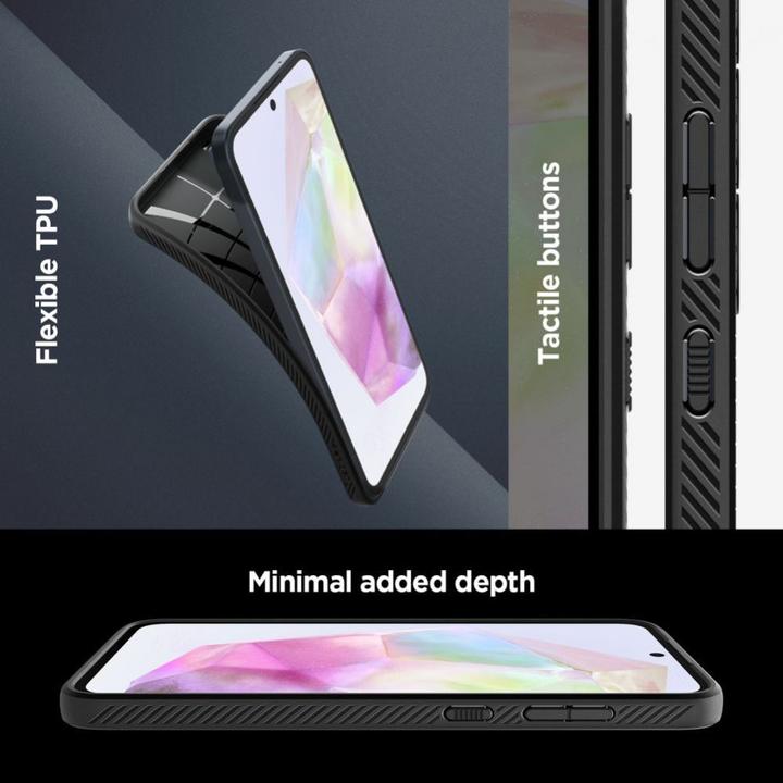 Image du produit Spigen Liquid Air Sam A35 5G czarny/matte black ACS07519 (Samsung Galaxy A35)