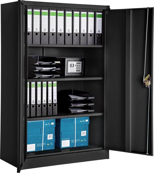 tectake Filing cabinet (90 x 40 x 140 cm)