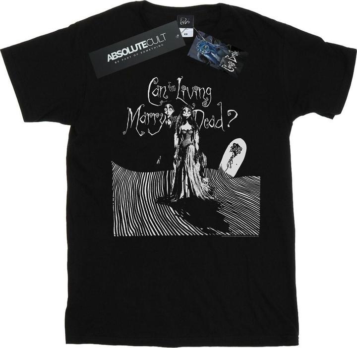 Actual product image Corpse Bride Girls Marry The Dead Cotton T-Shirt (152, 158)