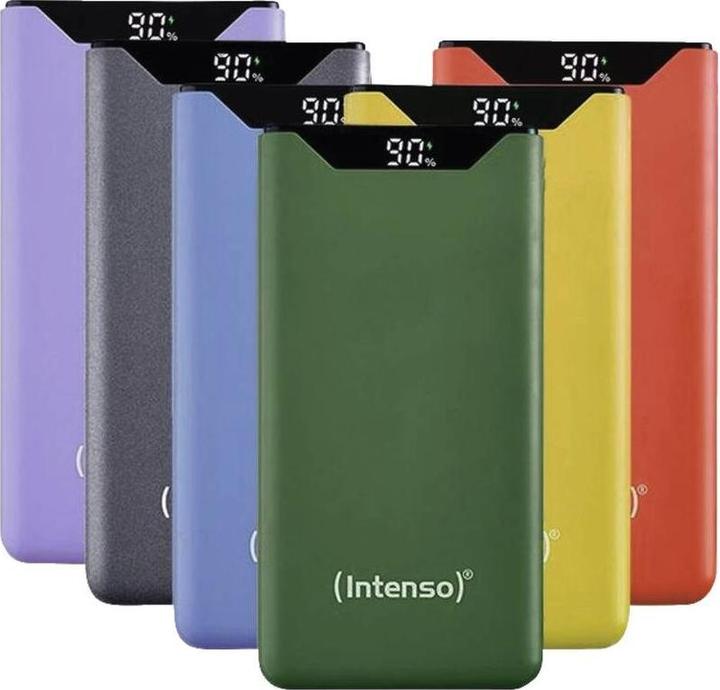 Produktbild Intenso Powerbank F10000 Yellow (gelb, 10.000 mAh, PD 3.0, Quick Charge 3.0) (10000 mAh, 20 W, 20 Wh)
