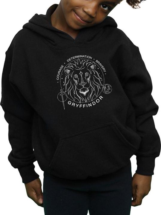 Actual product image Girls Gryffindor Seal Hoodie (128)